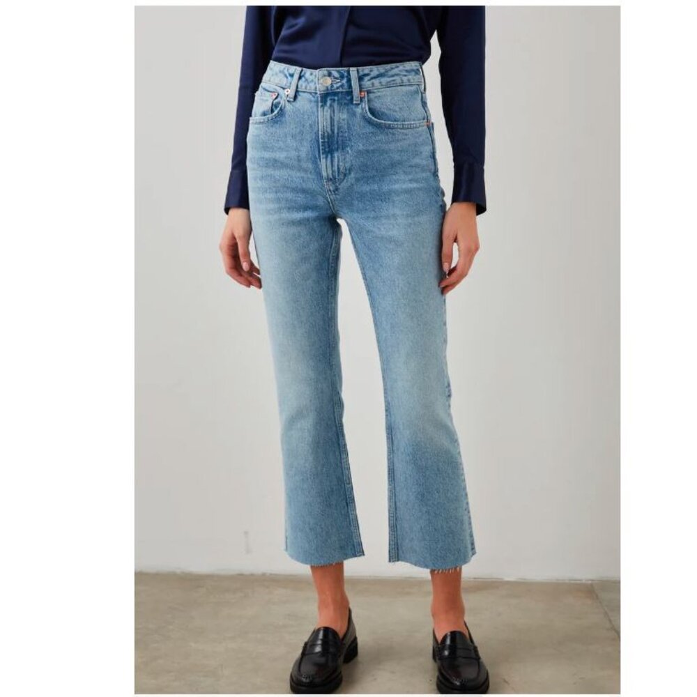 MSRP $198 Rails The Sunset Crop Slim Flare - High Rise Crop - Snowbird - Size 30